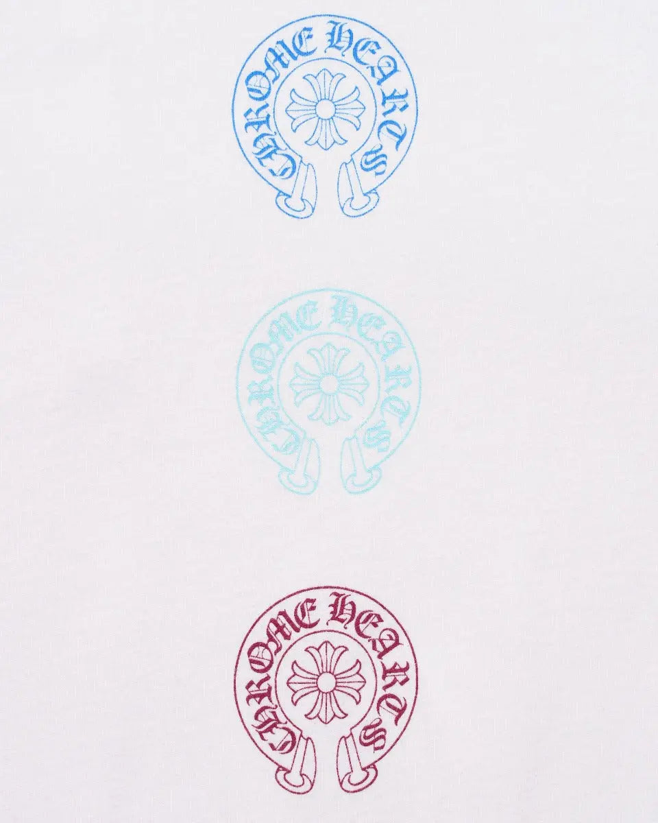 Chrome Hearts multicolor horseshoe logo pocket t-shirt Chrome Hearts