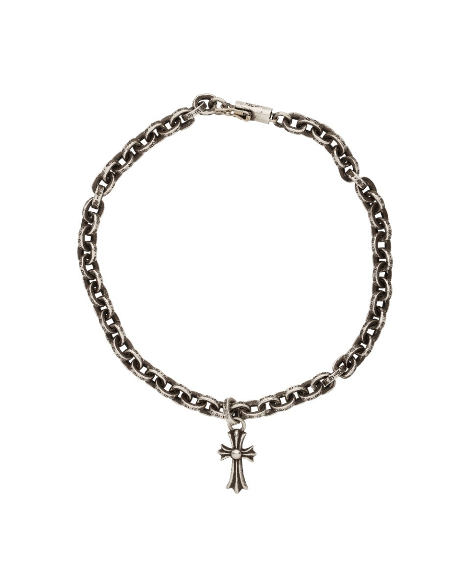 Chrome Hearts Paperchain Cross pendant bracelet Chrome Hearts
