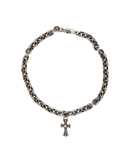 Chrome Hearts Paperchain Cross pendant bracelet Chrome Hearts