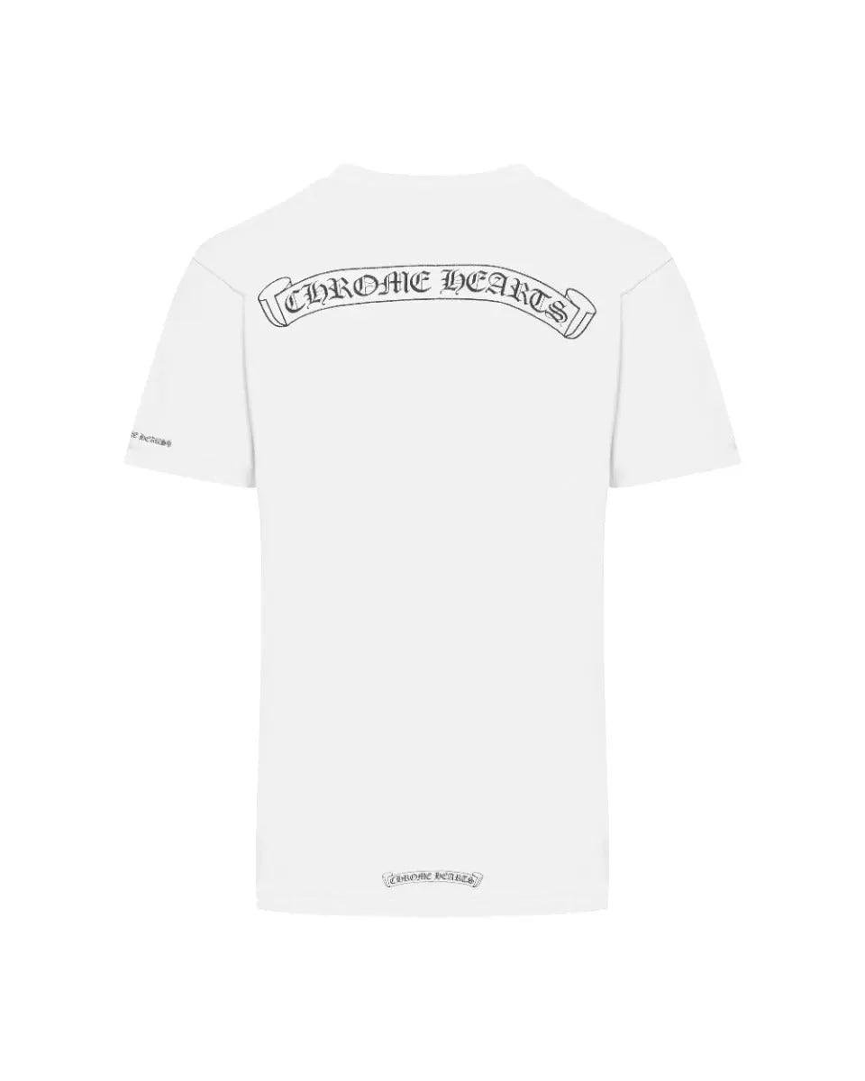 Chrome Hearts Scroll logo pocket t-shirt