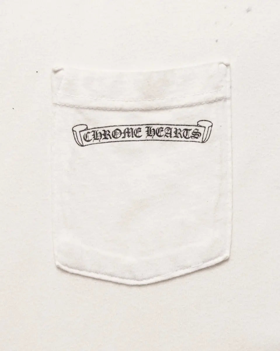 Chrome Hearts Scroll logo pocket t-shirt