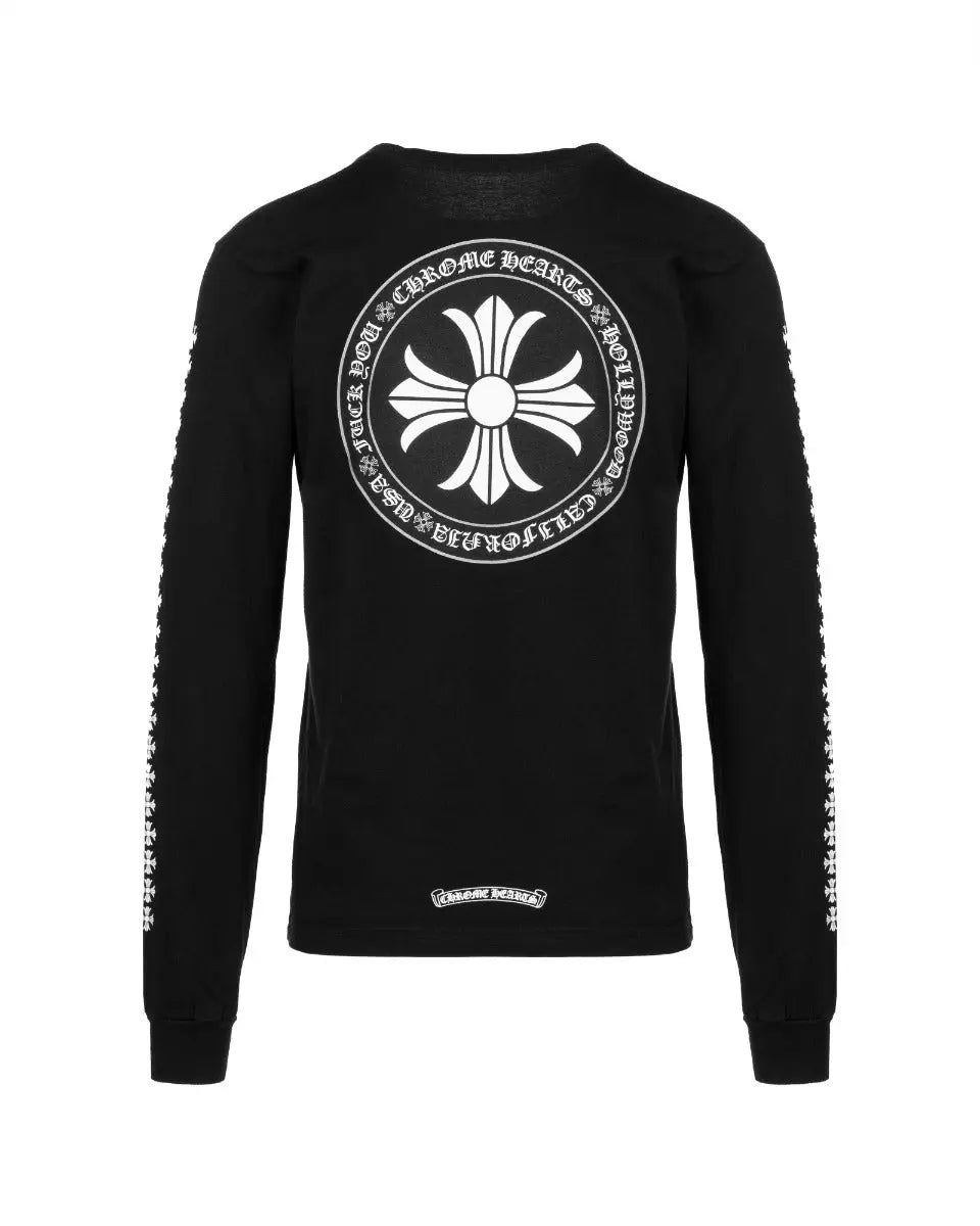 Chrome Hearts Seal Stamps Cross logo pocket long sleeve t-shirt