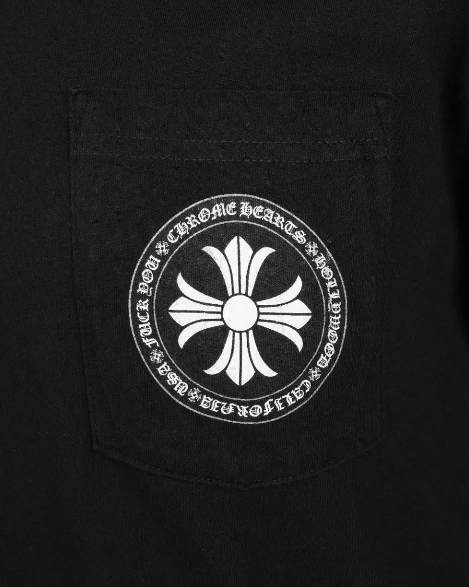 Chrome Hearts Seal Stamps Cross logo pocket long sleeve t-shirt Chrome Hearts