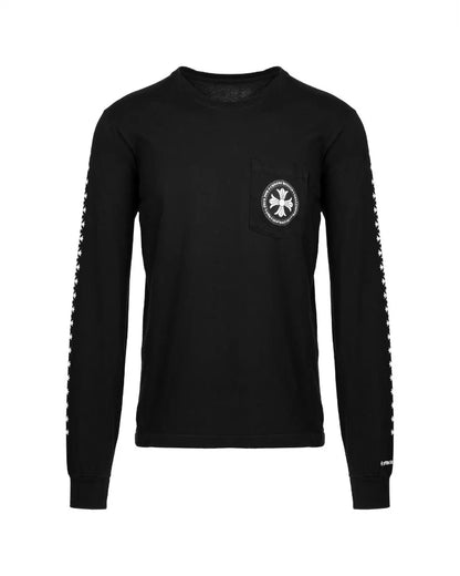 Chrome Hearts Seal Stamps Cross logo pocket long sleeve t-shirt Chrome Hearts