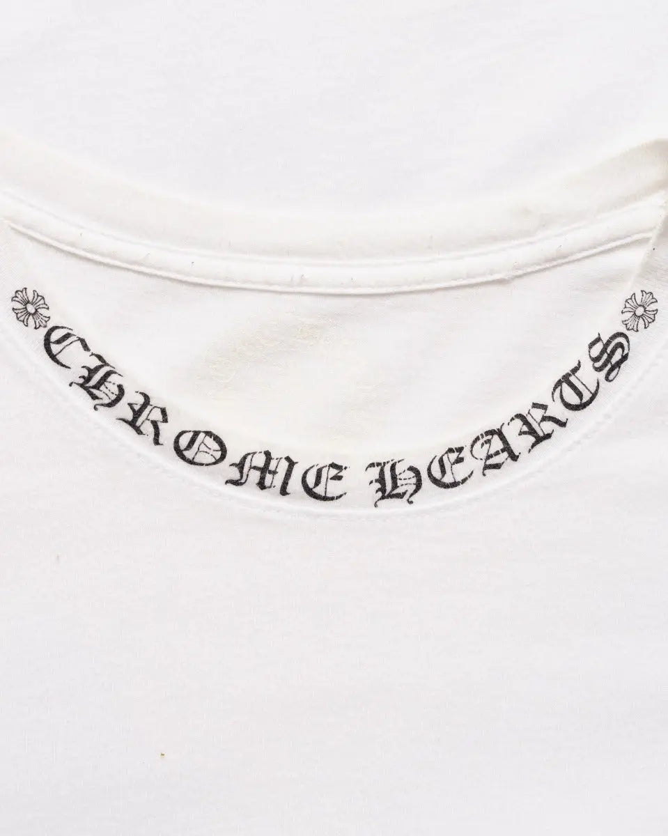 Chrome Hearts neck collar logo pocket t-shirt