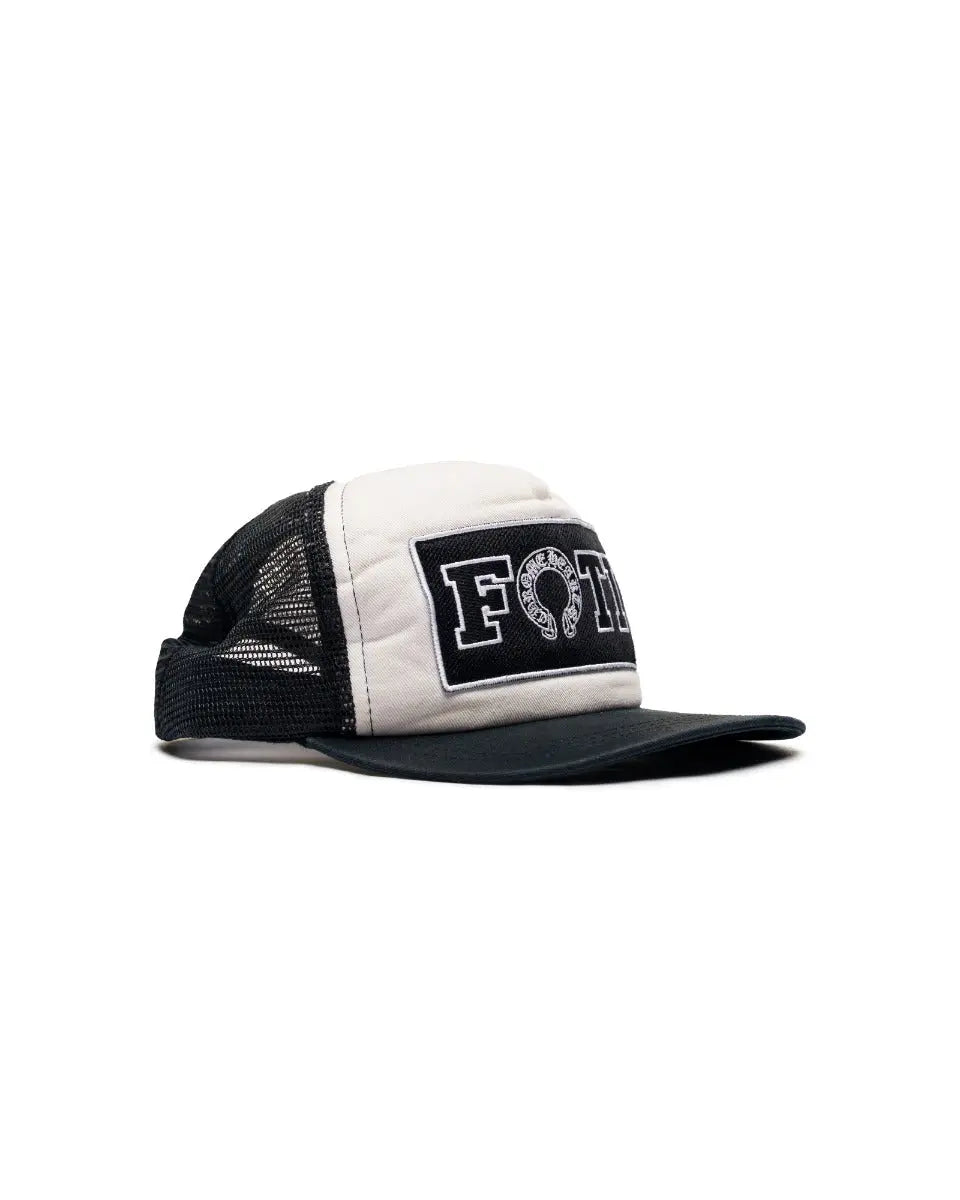 Chrome Hearts x Joe FOTI Horseshoe patch trucker hat Chrome Hearts
