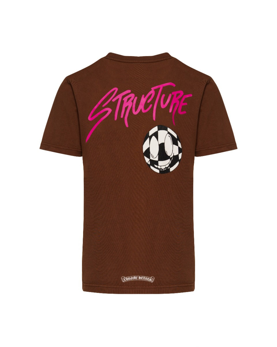 Chrome Hearts x Matty Boy "Structure" brown pocket logo t-shirt