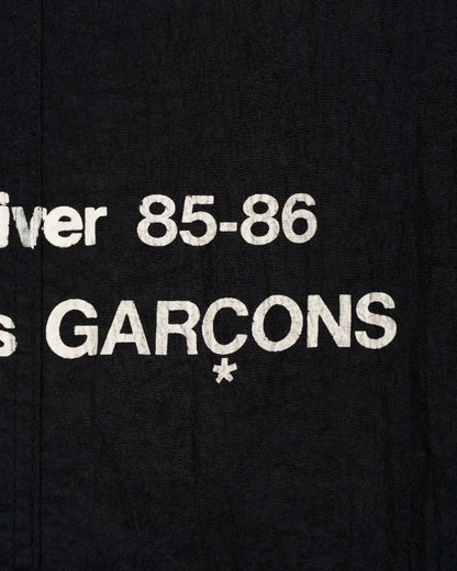 COMME des GARÇONS Automne-Hiver 85-86 staff lab coat COMME des GARÇONS