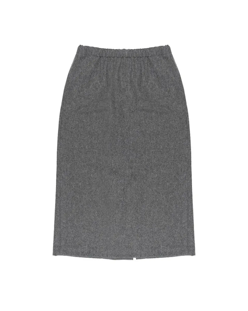 COMME des GARÇONS COMME des GARÇONS square wool gray skirt thumbnail