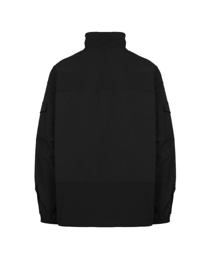 COMME des GARÇONS Homme Oxford paneled zip track jacket COMME des GARÇONS