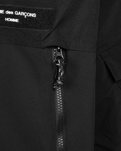 COMME des GARÇONS Homme Oxford paneled zip track jacket COMME des GARÇONS