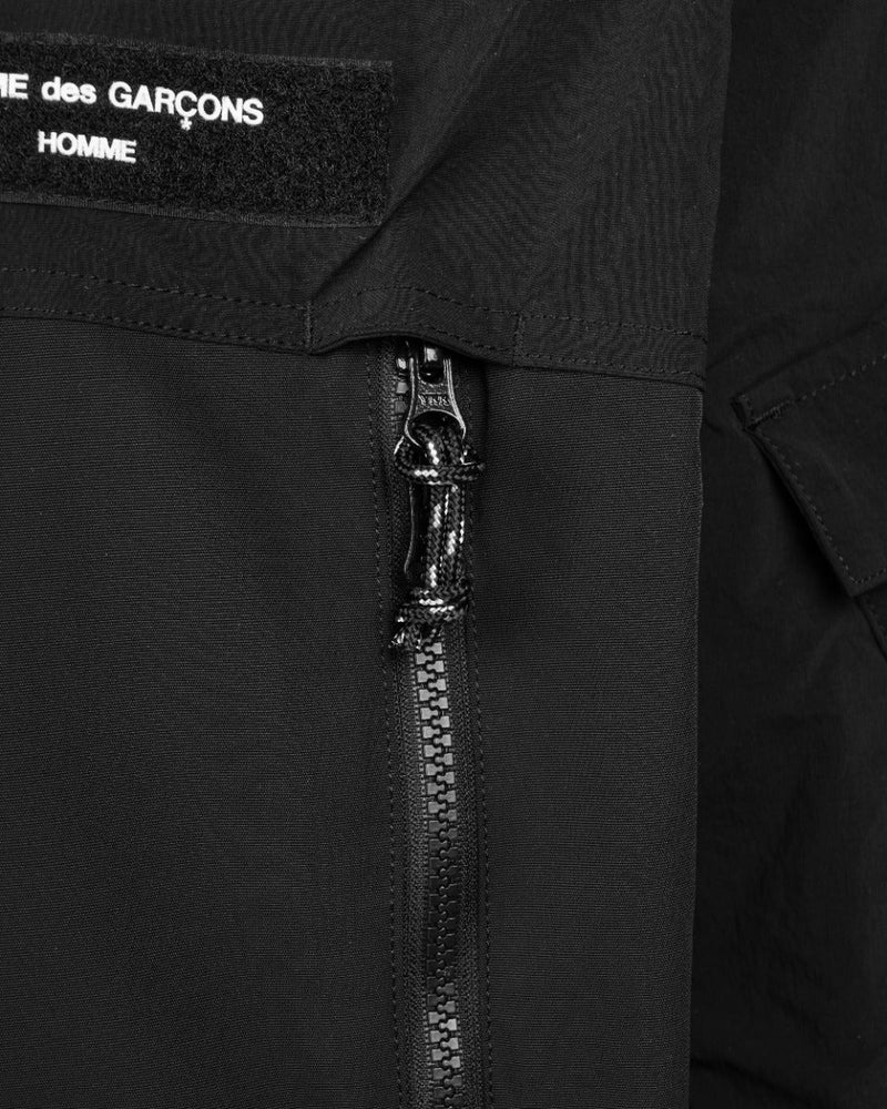 COMME des GARÇONS Homme Oxford paneled zip track jacket thumbnail