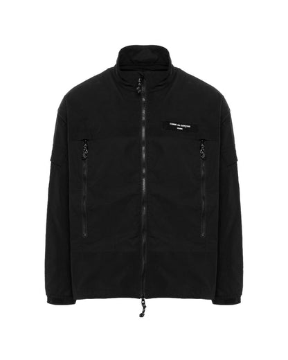 COMME des GARÇONS Homme Oxford paneled zip track jacket COMME des GARÇONS