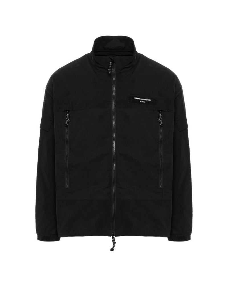 COMME des GARÇONS Homme Oxford paneled zip track jacket thumbnail