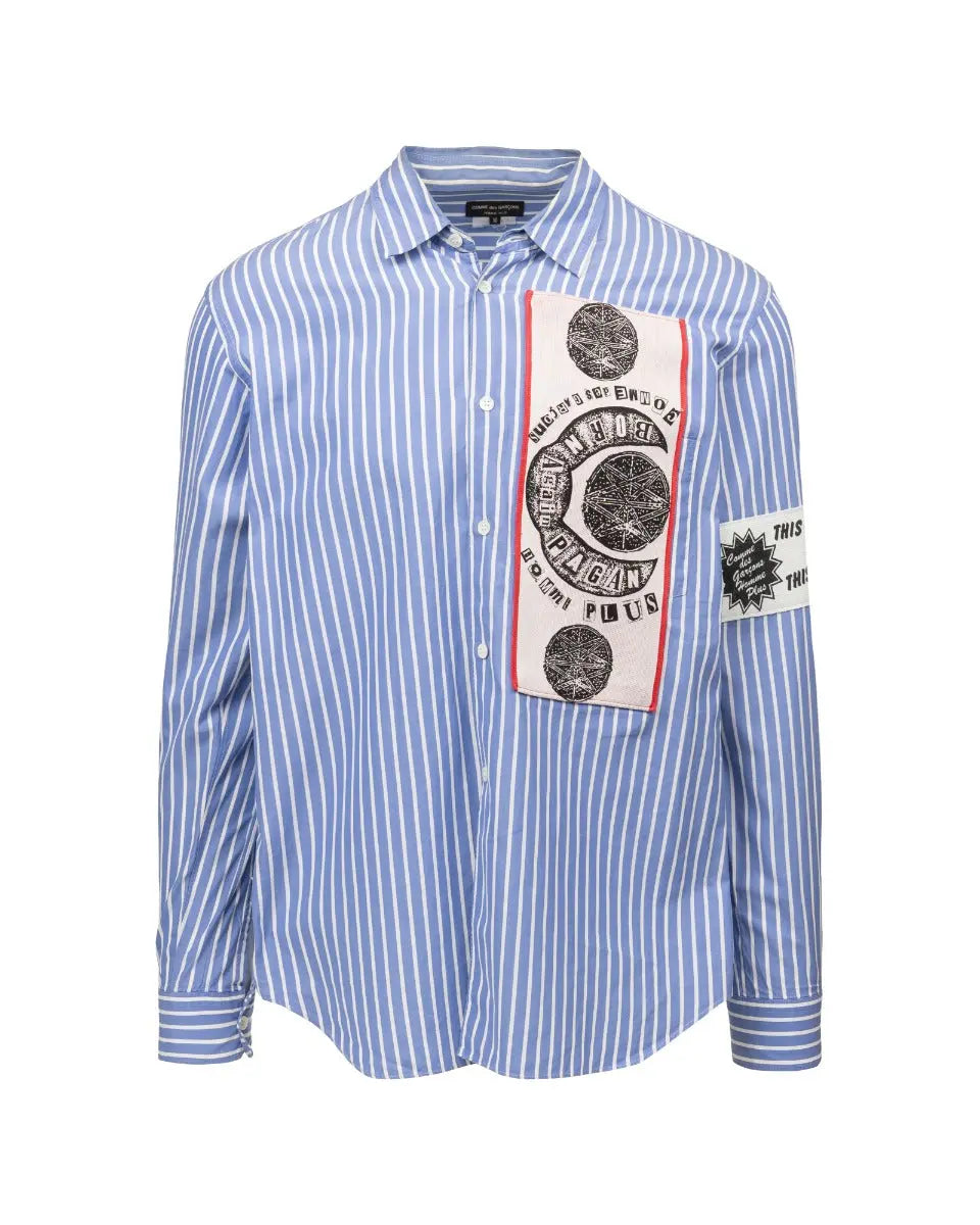 Comme des Garçons Homme Plus "born again pagan" embroidery shirt