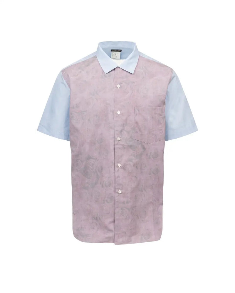 COMME des GARÇONS Homme Plus red roses short sleeve button-up shirt thumbnail