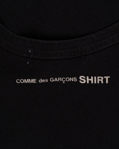 COMME des GARÇONS SHIRT neck logo t-shirt COMME des GARÇONS