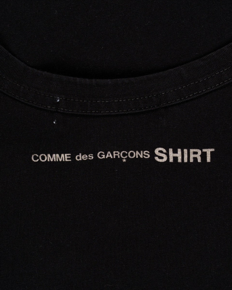 COMME des GARÇONS SHIRT neck logo t-shirt thumbnail