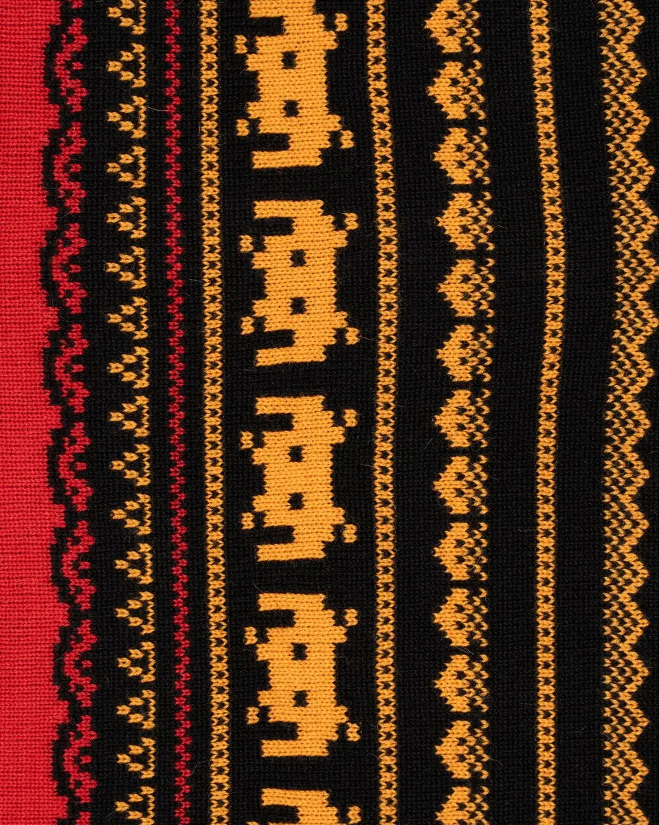 COMME des GARÇONS x Arne Carlos Swarovski crystal-emebellished knitted scarf COMME des GARÇONS