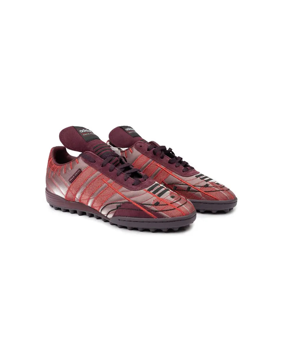 Craig Green x Adidas Kontuur IV maroon sneakers