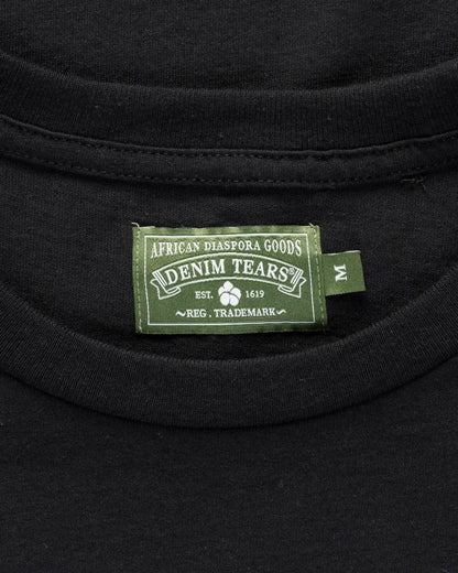 Denim Tears Mary Stamp black t-shirt Denim Tears