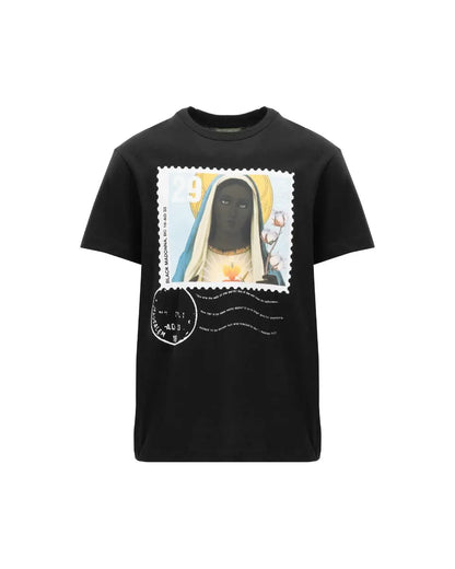 Denim Tears Mary Stamp black t-shirt Denim Tears