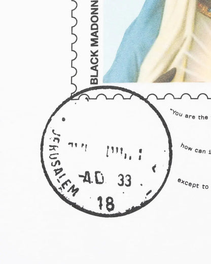 Denim Tears Mary Stamp white t-shirt Denim Tears