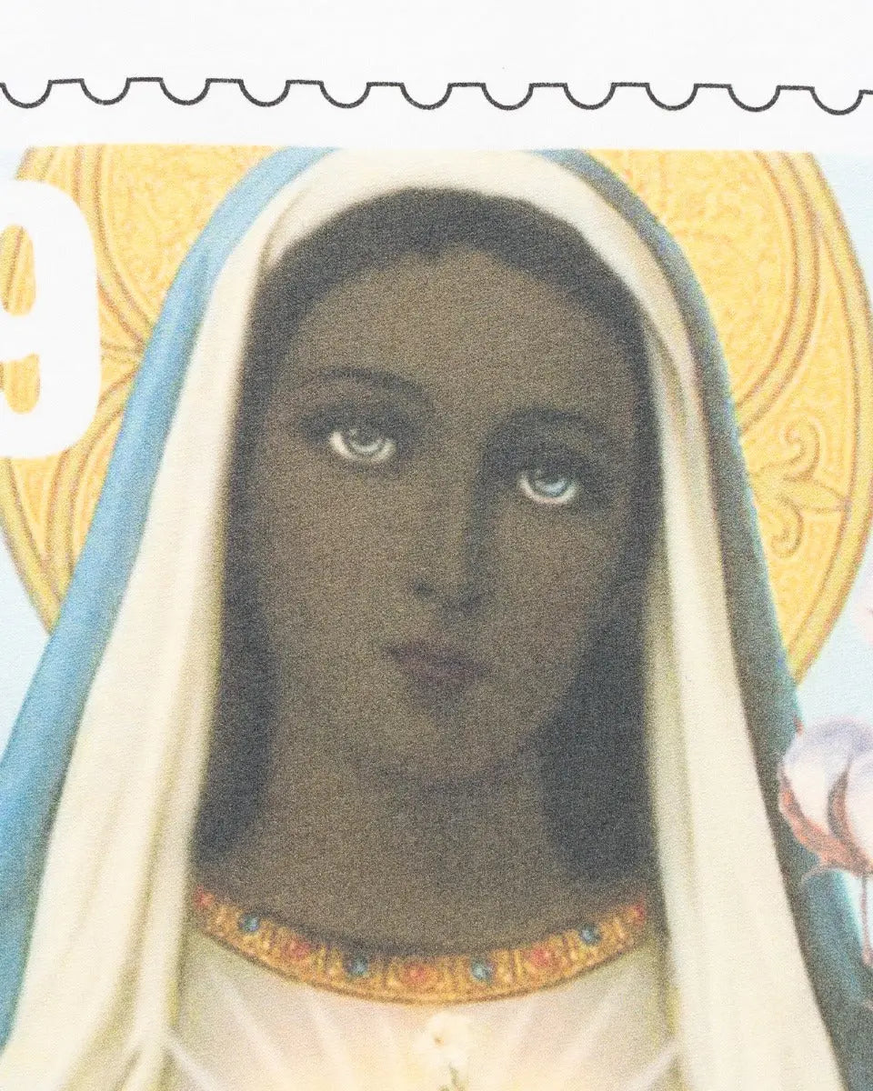 Denim Tears Mary Stamp white t-shirt Denim Tears