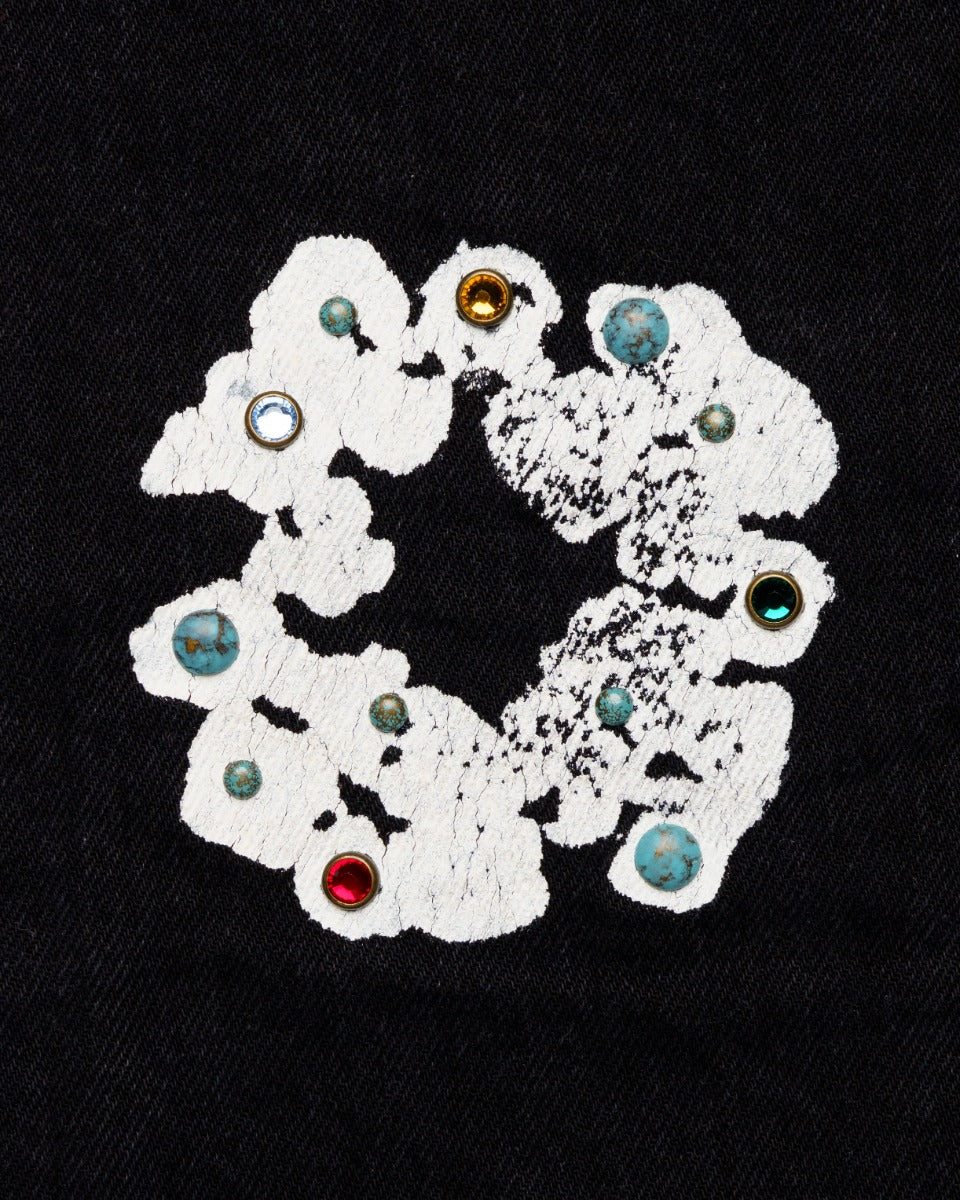 Denim Tears Wreath "Rhinestone 9pc" Levi's 501 denim pants