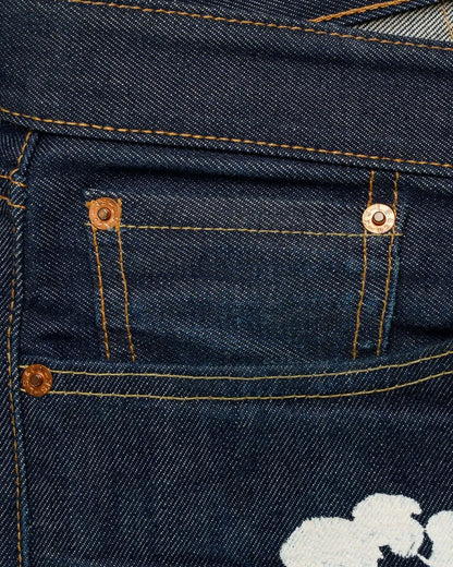 Denim Tears x Levi's wreath-print selvedge jeans Denim Tears