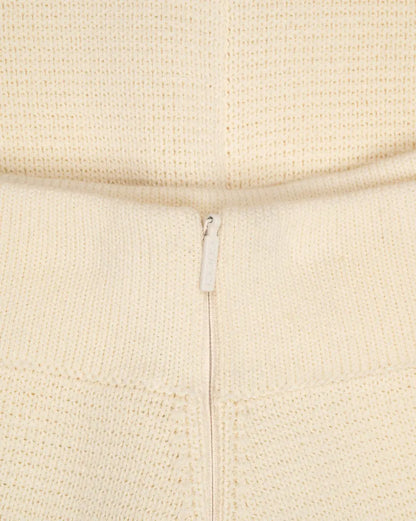 Gucci cream white knitted pencil skirt Gucci