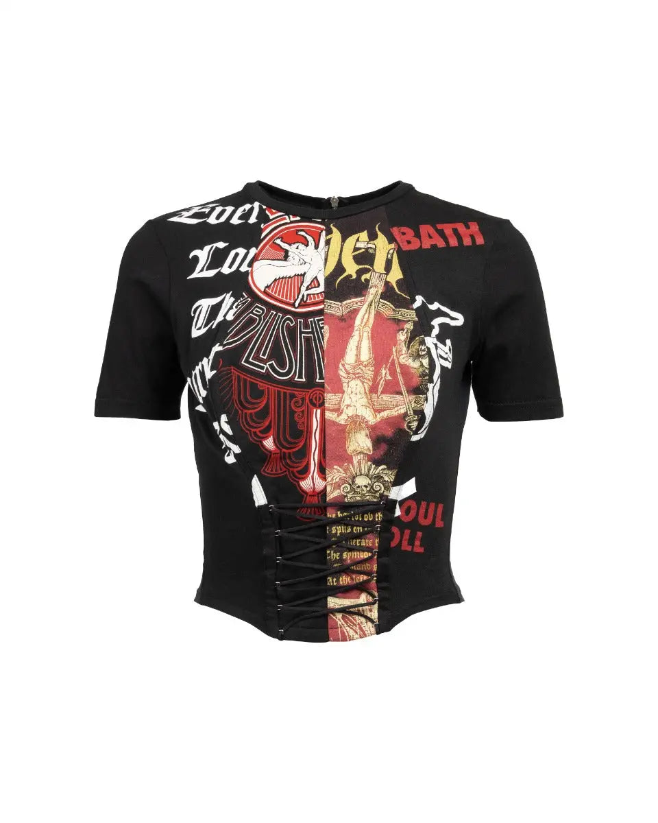 Dilara Findikoglu Cone corset t-shirt