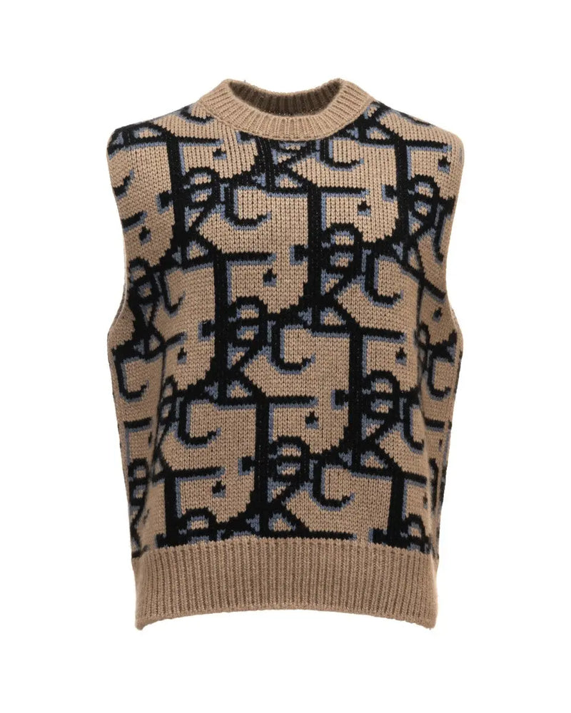 Dior x Cactus Jack (Travis Scott) brown sweater vest Dior