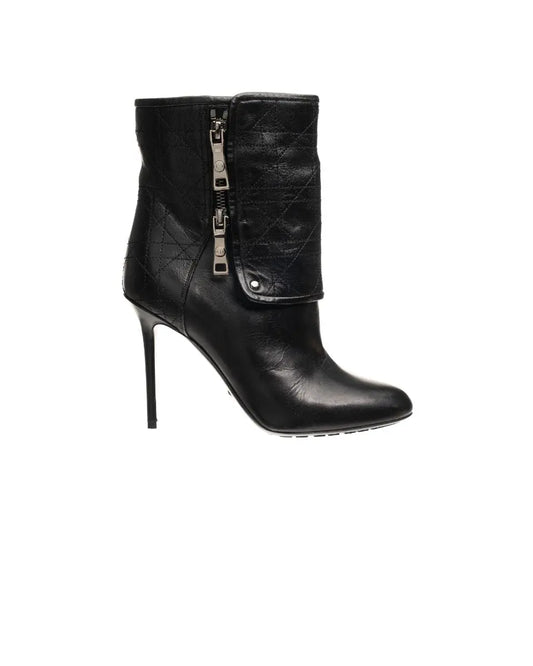 Dior Guetre Cannage ankle heel boots Dior