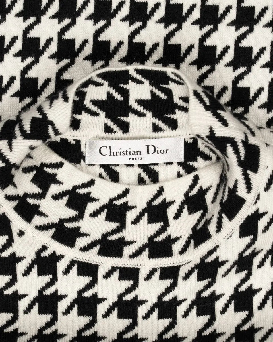 Christian Dior Houndstooth jacquard mini dress Dior