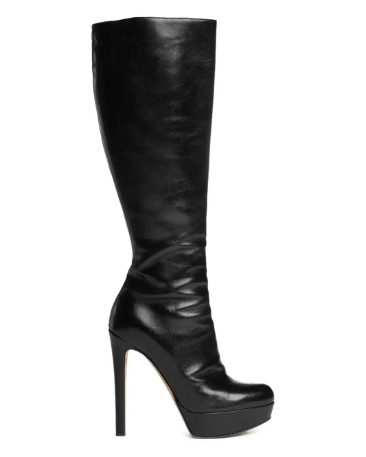 Dior Miss Dior knee high black boots Dior
