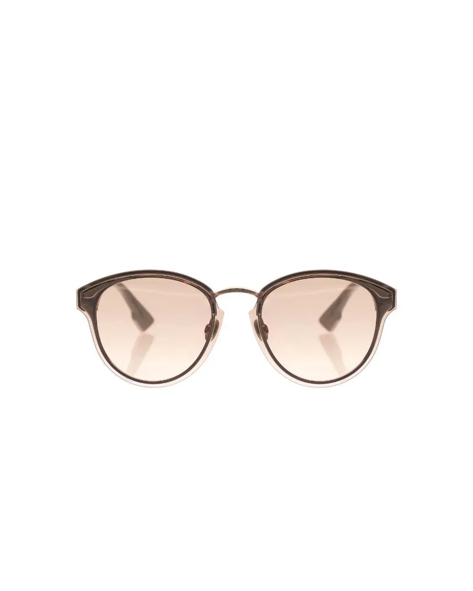 Dior Nightfall oval rose gold sunglasses