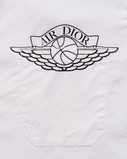 Dior x Air Jordan Air Dior white short sleeve button-up shirt Dior