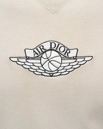 Dior x Air Jordan chest logo embroidery t-shirt Dior