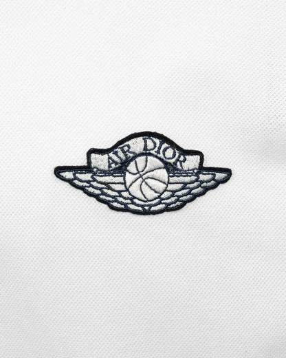 Dior x Air Jordan logo polo neck t-shirt Dior