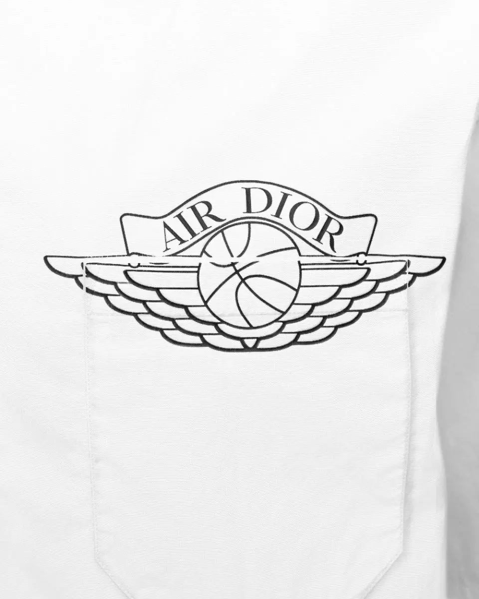 Dior x Air Jordan logo white shirt Dior