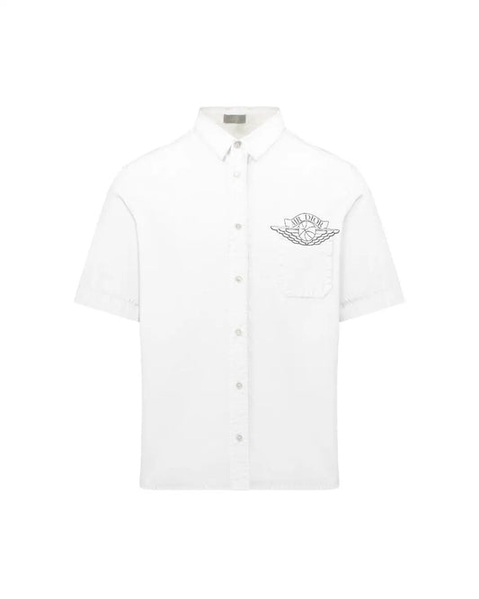 Dior x Air Jordan logo white shirt Dior