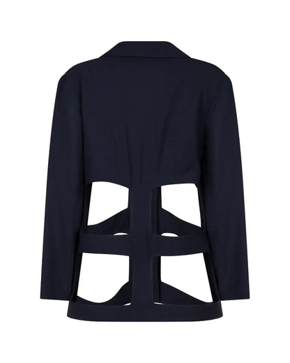 Dirk Van Saene cut-out panels blazer jacket Dirk Van Saene