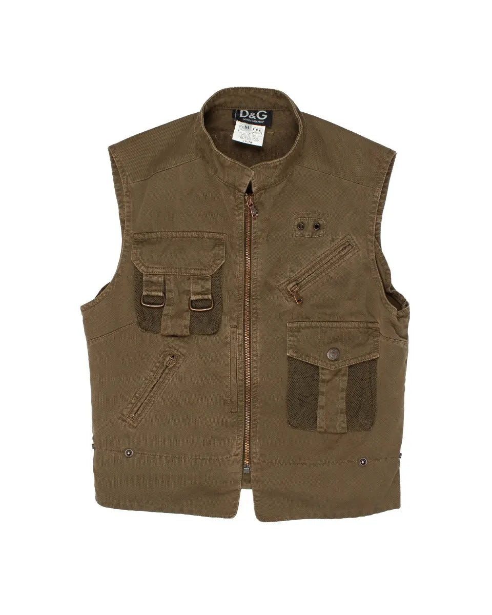 Dolce&Gabbana military utility vest jacket Dolce&Gabbana