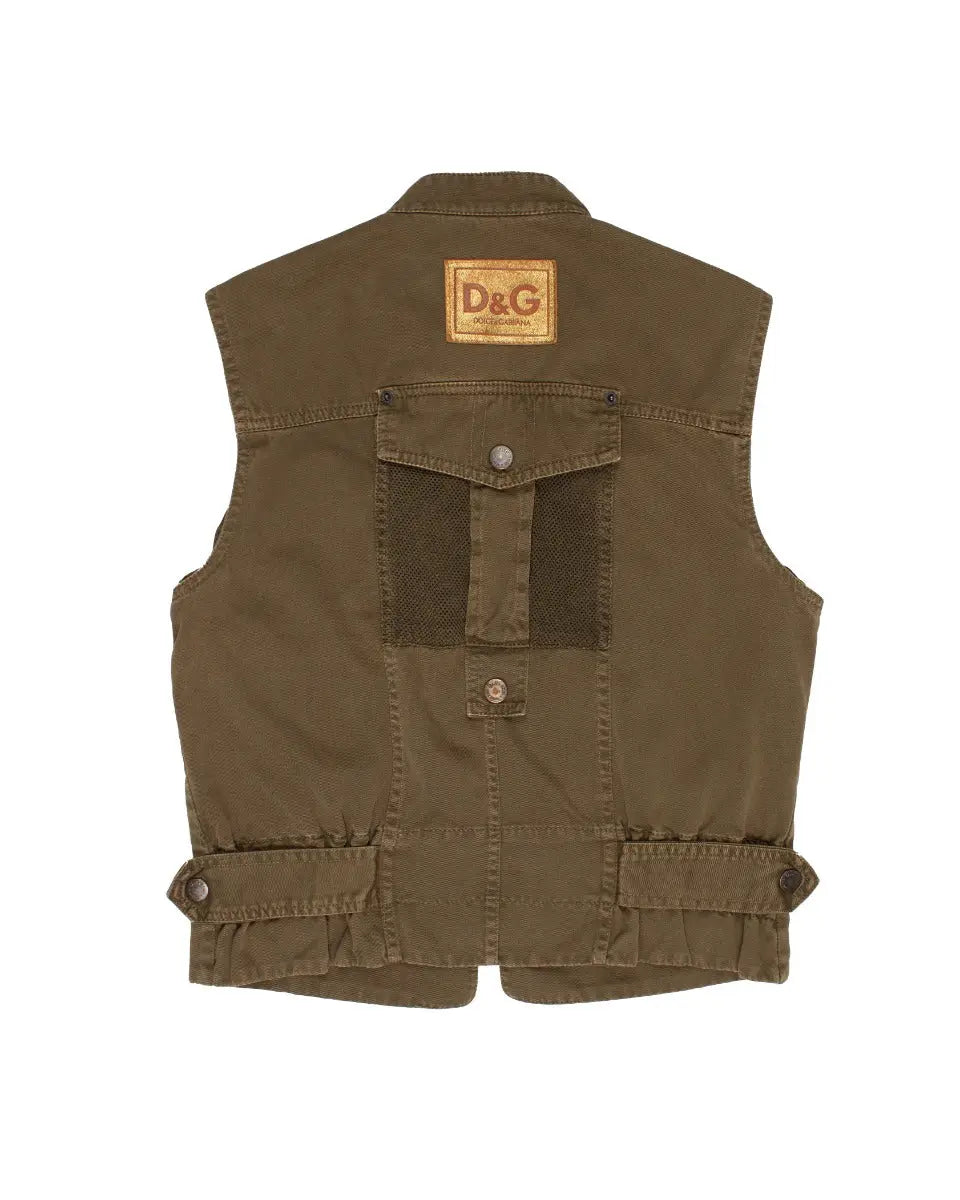 Dolce&Gabbana military utility vest jacket Dolce&Gabbana