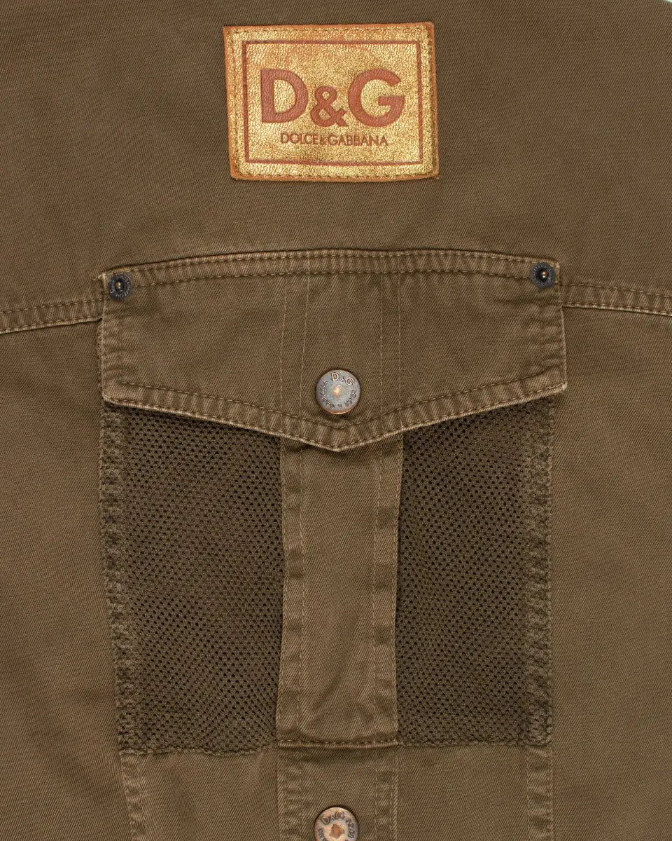 Dolce&Gabbana military utility vest jacket