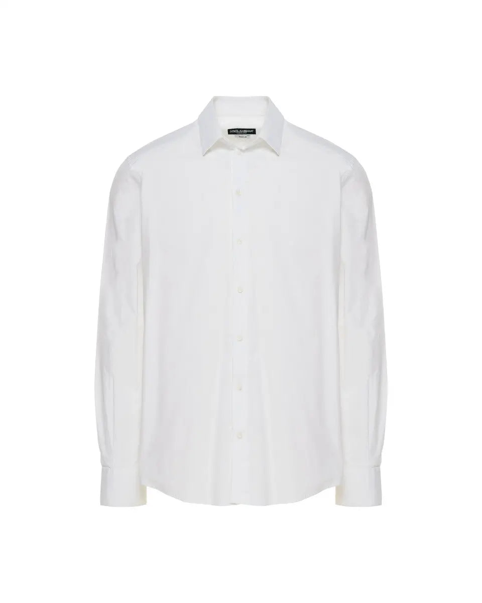 Dolce&Gabbana Gold white button-up shirt Dolce&Gabbana