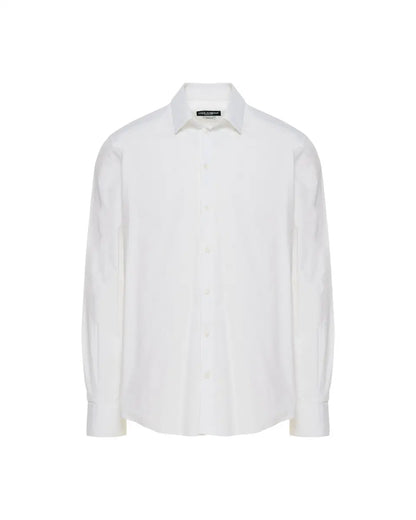 Dolce&Gabbana Gold white button-up shirt Dolce&Gabbana
