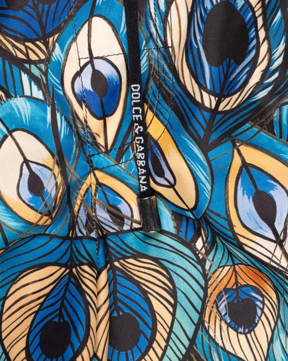 Dolce&Gabbana peacock feather swimming shorts Dolce & Gabbana