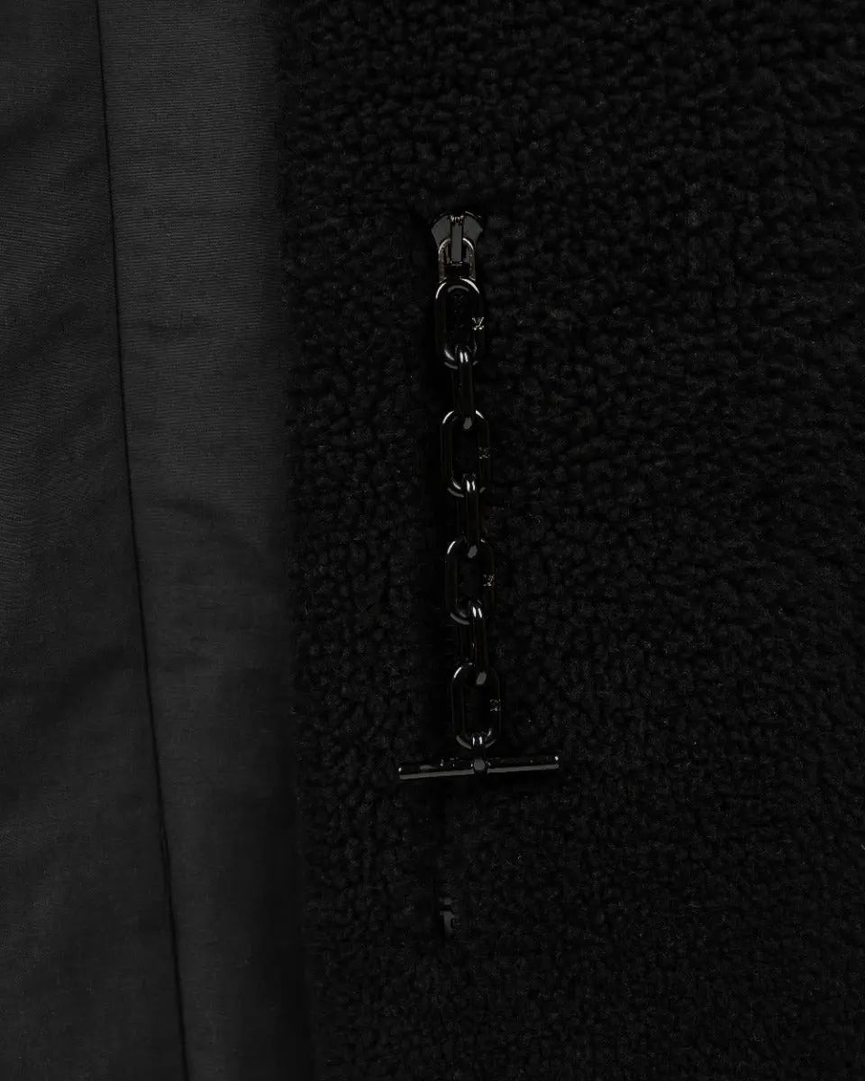 Louis Vuitton Trompe-l'oil shearling padded parka jacket